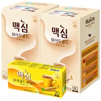 맥심 화이트골드 커피믹스 2박스 + 모카골드 커피믹스, 12g, 340개입, 1세트