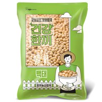 국산 백태 4kg 메주콩 노란콩 대두콩, 1개