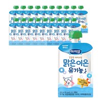 [일동후디스(주)] 아이얌 건강한 아이사랑 유기농 맑은이온 100mlx20개, 20개, 100ml