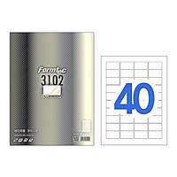 폼텍 레이져 광택 라벨 LB-3102, 40칸