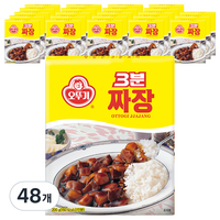 오뚜기 3분짜장, 200g, 48개