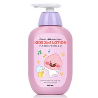 베비언스 리틀카카오프렌즈 어피치 키즈 페이스 앤 바디 로션, 390ml, 1개