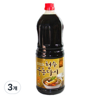 청수식품 우동다시 소스, 1.8L, 3개