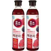 청정원 홍초 복분자, 900ml, 2개