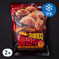 쉐푸드 크레이지 불만두 (냉동), 1155g, 2개