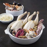 바다자리 푸짐한 해신탕(3~4인분) + 증정품(삼계탕 재료+칼국수면), 1.7kg, 1세트