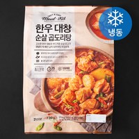 한우대창 순살 곱도리탕 2인분 밀키트 (냉동), 730g, 1팩