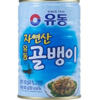 유동 자연산 골뱅이 통조림, 400g, 1개