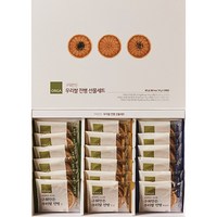 ORGA 구워만든 우리쌀 전병 김 24g x 6p + 흑임자 24g x 6p + 땅콩 24g x 6p 선물세트, 432g, 1세트