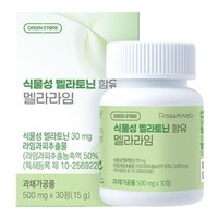 그린스토어 식물성 멜라토닌 함유 멜라라임 30p, 1개, 30정