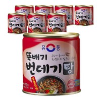 유동 뚝배기 번데기탕 얼큰한맛, 280g, 8개