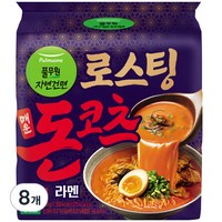 풀무원 로스팅 매운 돈코츠 라멘, 8개