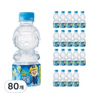 팔도 뽀로로 샘물 250ml, 80개