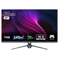 주연테크 FHD 240Hz 리오나인 게이밍 모니터, 68cm, X27F-240B ZERO(일반)