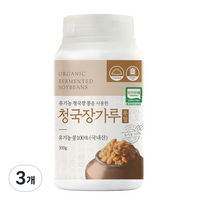 유기농마루 유기농 청국장 분말, 3개, 300g