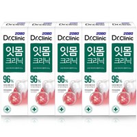 2080 닥터크리닉 잇몸 치약, 140g, 5개