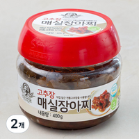 순창문옥례식품 고추장 매실장아찌, 400g, 2개