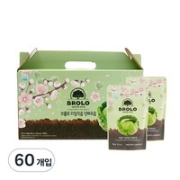 브롤로 꼬샤꼬샤 리얼착즙 양배추즙 스탠딩형, 90ml, 60개