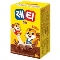 제티 쵸코렛맛 코코아분말, 17g, 20개입, 1개