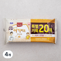 상하치즈 유기농 아기치즈 20매 2STEP, 360g, 4개