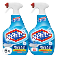 유한락스 욕실청소용, 900ml, 6개