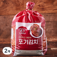 대상 종가 아삭하고 개운한 포기김치, 3kg, 2개