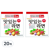 삼양 맛있는라면 115g, 20개