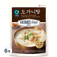 호밍스 청정원 도가니탕, 450g, 6개