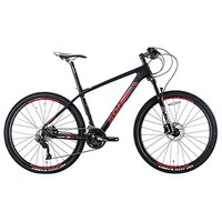 소니아 카본 산악 시마노 반조립 MTB 자전거 17.5 라피드 79, 매트 블랙, 170cm, 1개