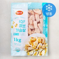 한강식품 IQF 큐브 닭가슴살 (냉동), 1개, 1kg