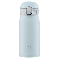 조지루시 심리스 보온보냉 원터치 텀블러, 아이스 그레이, 360ml, 1개