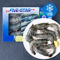 FIVESTAR 말레이시아산 블랙타이거 얼룩 새우 (냉동), 500g(8미), 1개