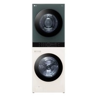 LG 트롬 오브제컬렉션 워시타워 W20EGAN 세탁기 23kg + 건조기 20kg 네이처 베이지 방문설치, 네이처 베이지(세탁), 네이처 그린(건조)