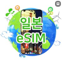 [일본eSIM] 일본eSIM 매일 2기가 소프트뱅크 4G, 5G 로컬심 일본이심 실시간개통