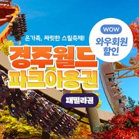 [경주] [쿠팡와우] 경주월드 패밀리권 특가