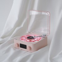 휴그 웨이브 블루투스 스피커 파도 무드등 ASMR 물결 조명, 웨이브 블루투스 스피커(핑크)