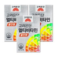 고려은단 멀티비타민 올인원 1 560mg X 60정, 3개