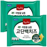 매일 상하치즈 고단백치즈 270g(15매)X2개/냉장무료배송, 270g, 2개