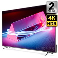 {대기업A+급패널} 75인치 4K UHD IPTV / 프리즘코리아 PT750UD {HDR10/5초부팅/USB4K재생}, 스탠드설치(수도권)-기사방문(도서산간제외)