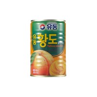 유동 황도 슬라이스 통조림, 400g, 48개