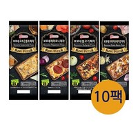 기타 *맛보기*보꼬네 토핑듬뿍 사각피자 4종 총 10팩(고2/포2/불3/페3), 10개