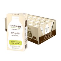 상하목장 유기농 우유 200ml 24개