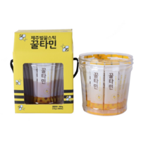 꿀타민 제주 벌꿀 스틱 + 쇼핑백 세트, 꿀타민7호(스틱12g*30개)