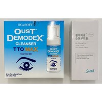 오큐소프트 오스트 데모덱스 티티오맥스 TTO MAX 1통+순면부직포 1통, 1세트, 50ml