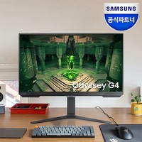 삼성전자 오디세이 G4 S25BG400 25인치 게이밍 모니터 IPS 프리싱크 지싱크 240Hz 1ms HDR10 피봇, LS25BG400EKXKR