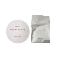 [식물나라 산소수 생기톤업선쿠션 2color 택1 (본품 15g+리필 15g)(2206), 리필기획 01호 뽀얀화이트, 15g, 1개