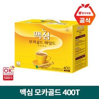 맥심 모카골드 마일드 커피믹스, 4박스, 100개입, 12g