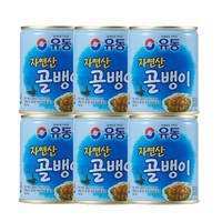 유동 자연산 골뱅이 230g 6개 묶음 업소용 술안주 무침 샐러드 반찬 가정용