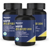 뉴센트리 콘드로이친 1200 MBP 식약처 HACCP 인증, 3개, 60정