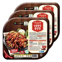 야식만참 숯불튤립불닭발 300g, 3개